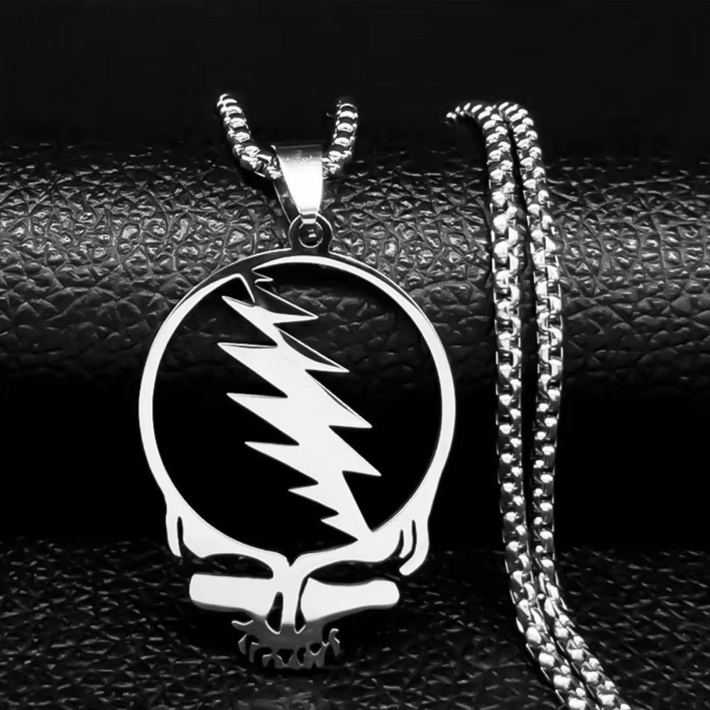 SYF Skully Gender Neutral Necklace 18” chain.